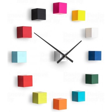 Dizajnové nástenné nalepovacie hodiny Future Time FT3000MC Multicolor